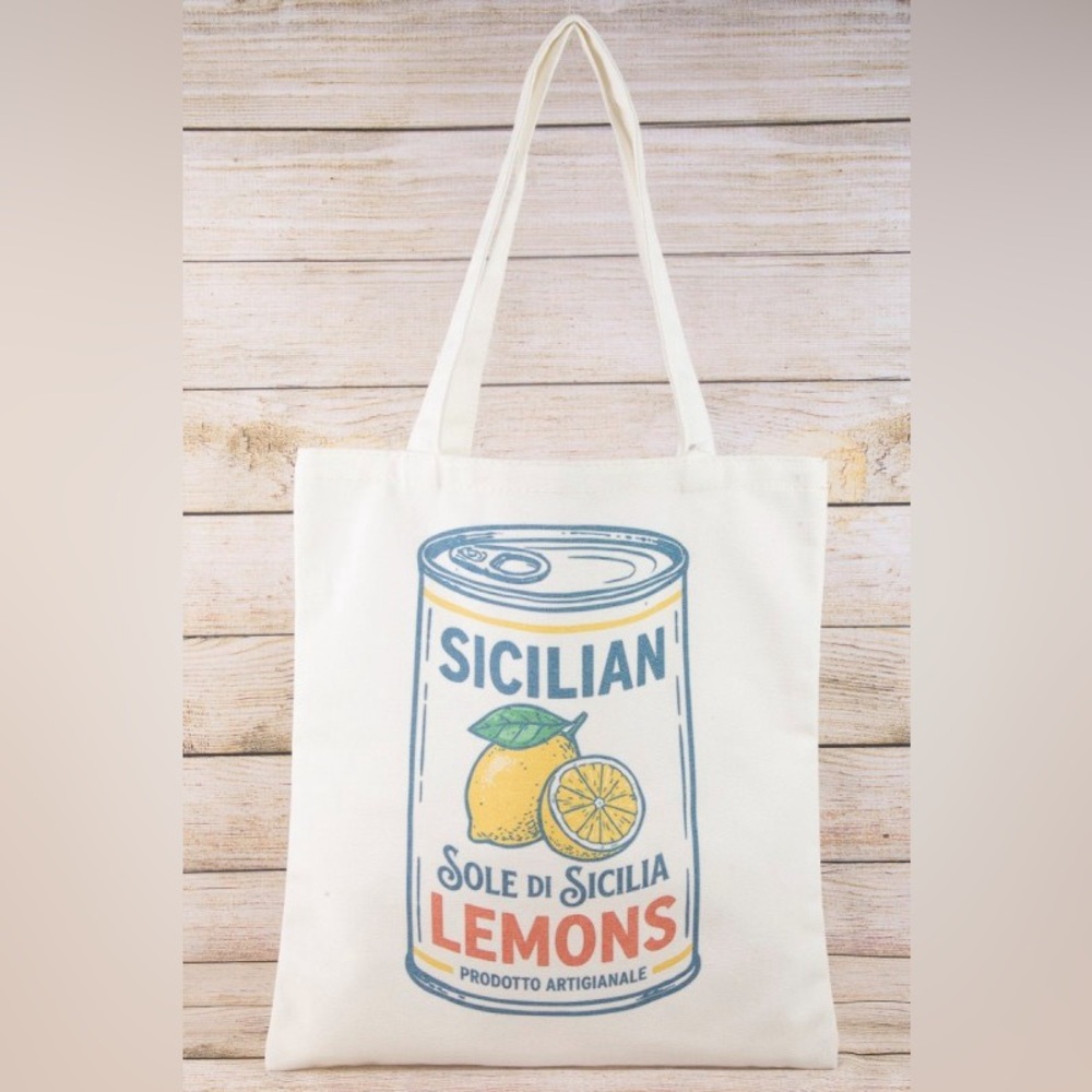 Sicilian Lemons Tote Bag